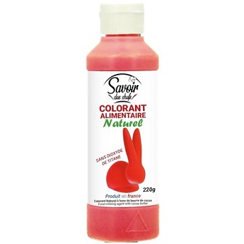 Deco-Relief Natural Velvet Coloured Cocoa Butter - Red 220g